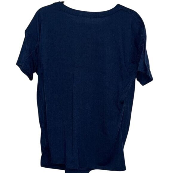 Lets Go Girls Graphic T-Shirt Navy Blue Medium Live To Be Spoiled - Picture 5 of 6